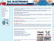 Tablet Screenshot of nkelectronics.net